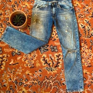 Ralph Lauren Denim & Supply Distressed Jeans| size 24